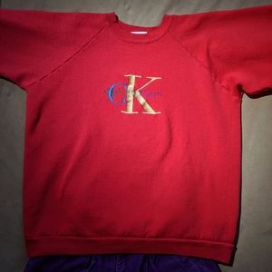 Vintage Red Calvin Klein Sweatshirt